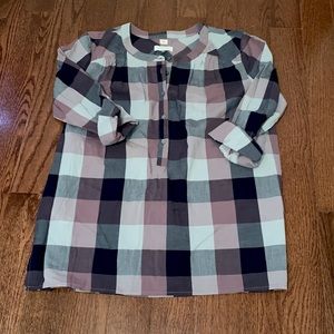Ann Taylor LOFT Women’s Plaid Shirt